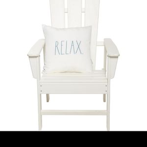 Rae Dunn- 2 pillows relax baby blue